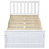 Timeless White Kids Storage 4 Drawer Bed